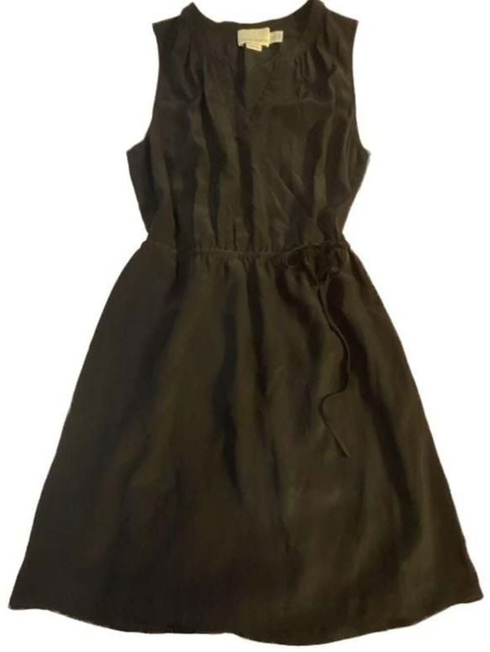 Cynthia Rowley 100% Silk Sleeveless Dress Black Size 12